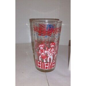 Vtg Continental Can Co Baltimore 1970 Star Spangled Banner Glass Tumbler